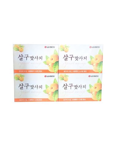[보리보리] 엘지 살구맛사지 비누 100g 2+2 x12개