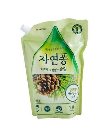 [보리보리] 엘지 자연퐁 솔잎 리필 1.1L x5개