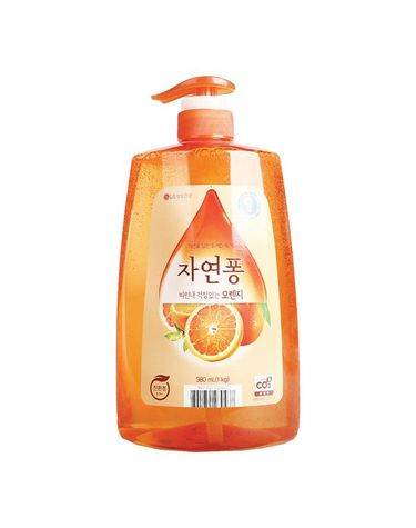 [보리보리] 엘지 자연퐁 오렌지 1KG 펌프 x6개