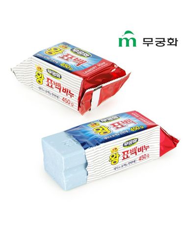[보리보리] 무궁화 왕 표백비누 450g x8개