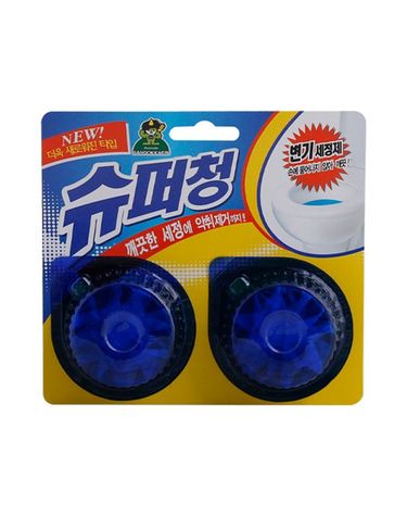 [보리보리] 산도깨비 슈퍼청 드롭형 2입 변기세정제 x40개
