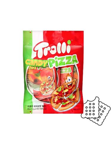 [보리보리] 트롤리 피자모양젤리12g4입 48g, 10개
