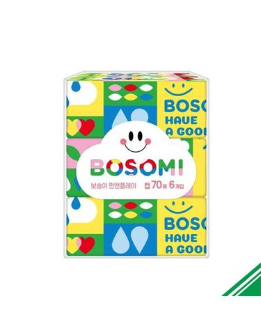 [보리보리] 보솜이 아기물티슈 펀앤플레이 70매 6입 x2개