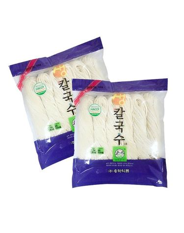 [보리보리] 송학식품 생칼국수 1kg 15개 한박스