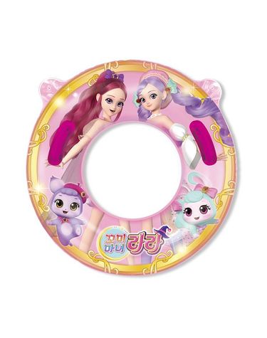 [보리보리] 꼬미마녀 라라 손잡이 튜브75 아기 유아 어린이 물놀이 꼬미마녀라라튜브