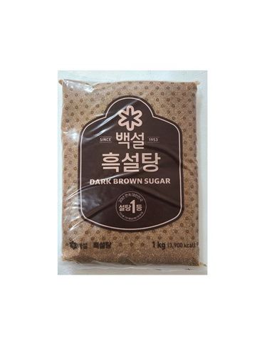 [보리보리] CJ제일제당 백설 흑설탕 1kg x4개