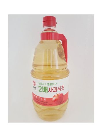 [보리보리] CJ제일제당 백설 2배 사과식초 1.8L x8개