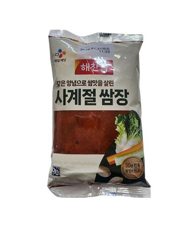 [보리보리] CJ 사계절쌈장 300g 봉 x4개