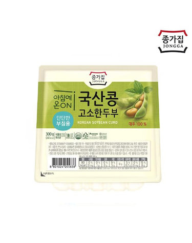 [보리보리] 종가집 국산콩두부 부침 300g x6개