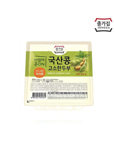 [보리보리] 종가집 국산콩두부 찌개 300g x6개