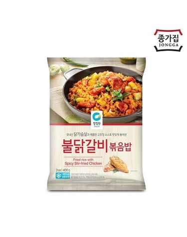 [보리보리] 청정원 불닭갈비 볶음밥 400g x5개