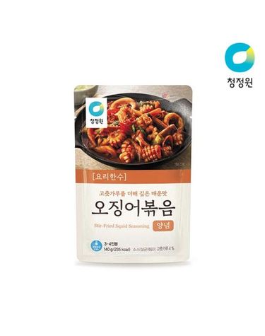 [보리보리] 청정원 요리한수 오징어볶음양념 140g x8개