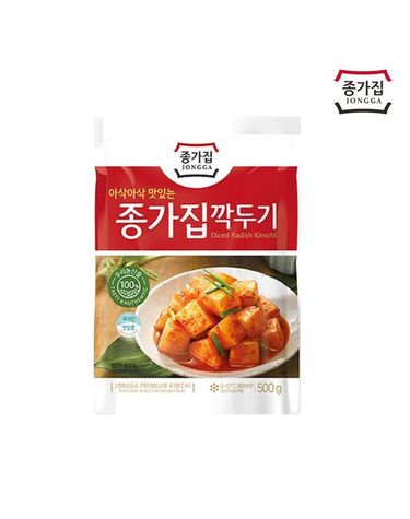 [보리보리] 종가집 깍두기 파우치 500g x5개