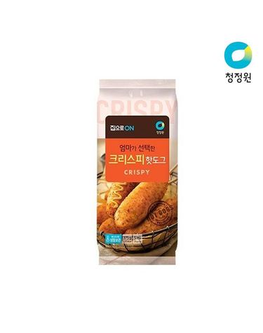 [보리보리] 청정원 집으로ON 크리스피 핫도그 375g x5개