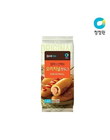 [보리보리] 청정원 집으로ON 오리지널 핫도그 375g x5개