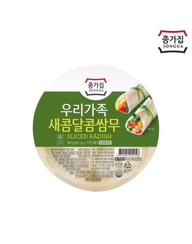 [보리보리] 종가집 우리가족 새콤달콤 쌈무 340g x9개