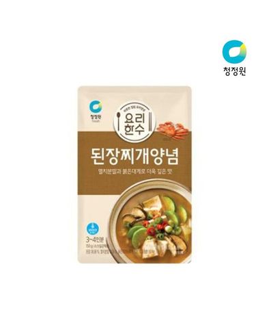 [보리보리] 청정원 요리한수 된장찌개양념 150g x8개