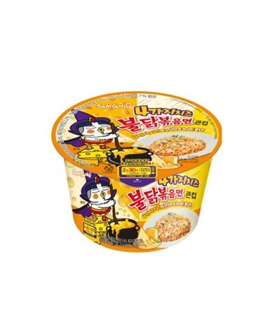 [보리보리] 삼양 4가지치즈 불닭 큰컵 110g x16개