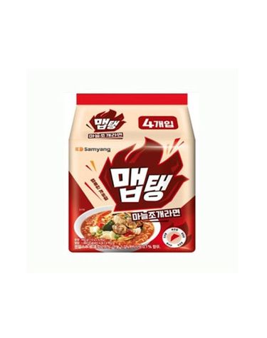 [보리보리] 삼양 맵탱 마늘조개라면 멀티110g4입 x8개