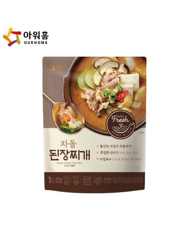 [보리보리] 아워홈 차돌 된장찌개 300g x3개