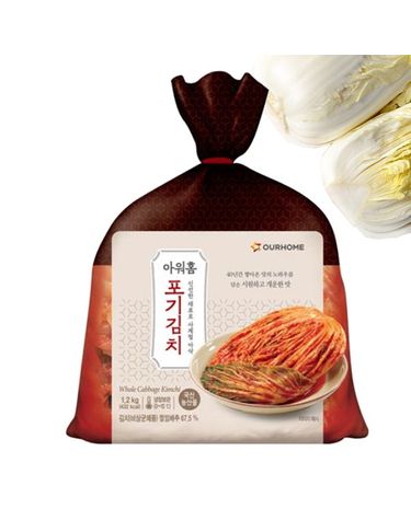 [보리보리] 아워홈 포기김치 1.2kg x1개