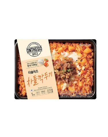[보리보리] 아워홈 온더고 더블치즈 차돌깍두기 볶음밥 300g x3개