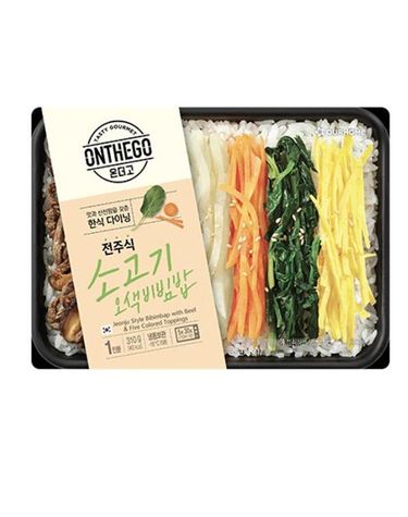 [보리보리] 아워홈 온더고 전주식 소고기 오색비빔밥 310g x3개
