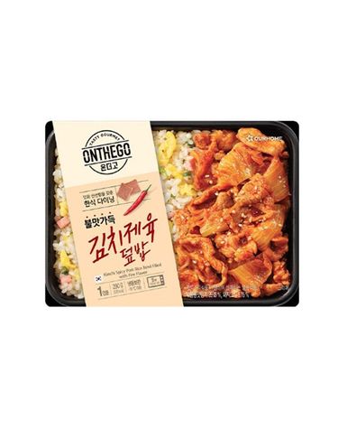 [보리보리] 아워홈 온더고 불맛 가득 김치제육덮밥 290g x3개