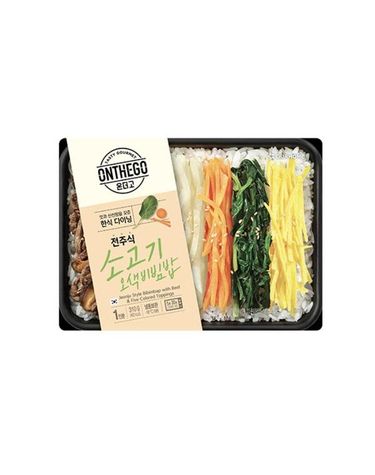 [보리보리] 아워홈 온더고 전주식 소고기 오색비빔밥 310g x2개