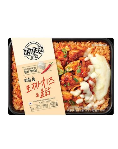 [보리보리] 아워홈 온더고 리얼 통 모짜치즈불닭 290g x2개