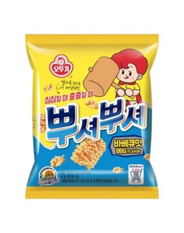 [보리보리] 오뚜기 뿌셔뿌셔바베큐 90g x6개