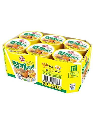 [보리보리] 오뚜기 참깨라면미니컵65g6입 x1개