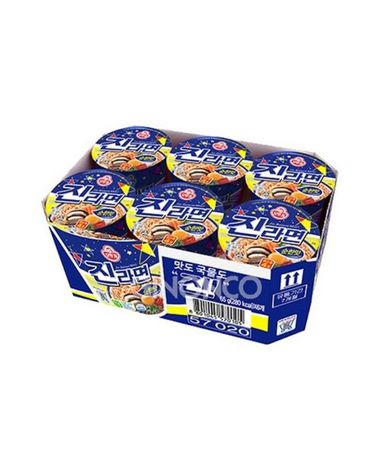 [보리보리] 오뚜기 진라면순한맛컵 65g6입 x1개