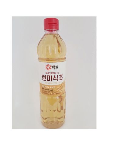 [보리보리] CJ제일제당 백설 건강발효 현미식초 800ml x5개