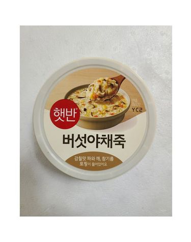 [보리보리] CJ제일제당 햇반 소프트밀 버섯야채죽 280g x4개