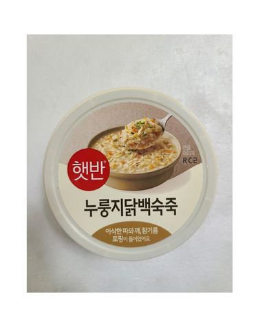 [보리보리] CJ제일제당 햇반 소프트밀 누룽지 닭백숙죽 280g x4개