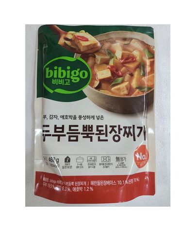 [보리보리] CJ제일제당 비비고 두부듬뿍 된장찌개 460g x4개