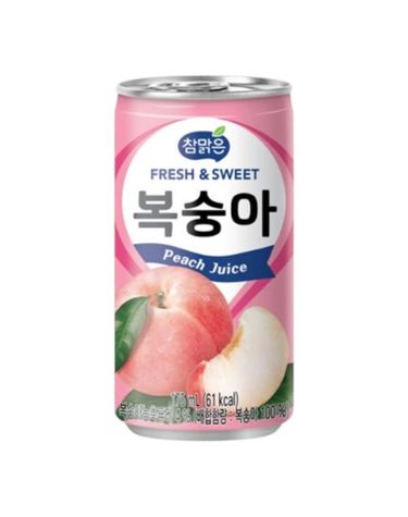[보리보리] 참맑은 복숭아 175ml 30캔