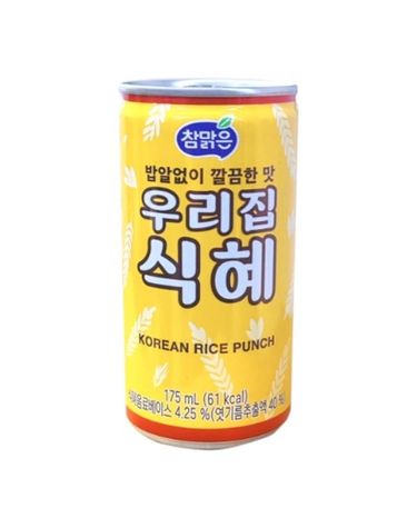 [보리보리] 참맑은 식혜 175ml 30캔