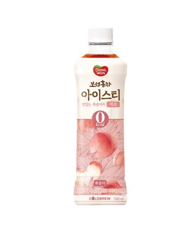 [보리보리] 보성홍차 아이스티 제로 복숭아 500ml 24페트