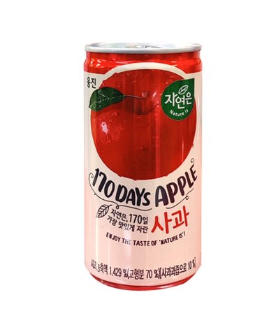 [보리보리] 웅진 자연은 사과 180ml 30캔