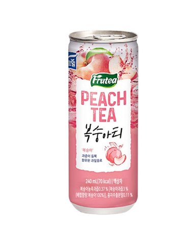 [보리보리] 푸르밀 복숭아티 240ml 30캔