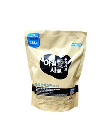 [보리보리] 아침애 수제사료 오리 연어 1.8 kg