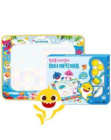 [보리보리] 핑크퐁 아기상어 워터매직매트