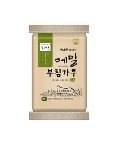 [보리보리] 봉평촌 현미보리 메밀부침가루 50 800g x10개 한박스