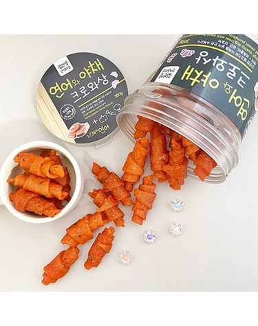 [보리보리] 아침애 수제간식 연어와야채 크로와상 300g
