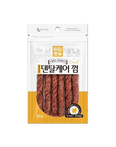 [보리보리] 아임펫 덴탈케어 껌 80g - 오리고기맛