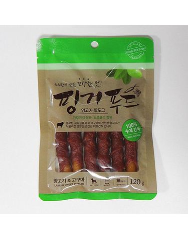 [보리보리] 아침애 수제간식 핑거푸드 양고기 핫도그 120g