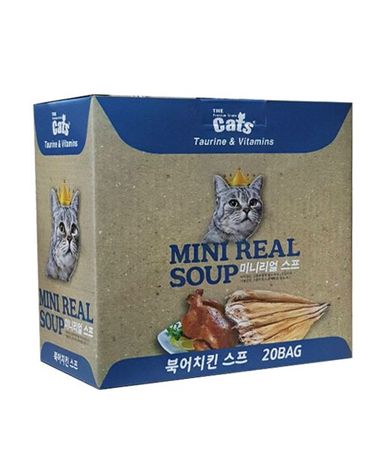 [보리보리] 더캣츠 미니리얼스프 40g20개입 - 북어치킨 스프