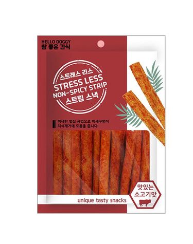 [보리보리] 참좋은간식 스트레스 리스 스트립 스낵 30p - 맛있는 소고기맛 105g